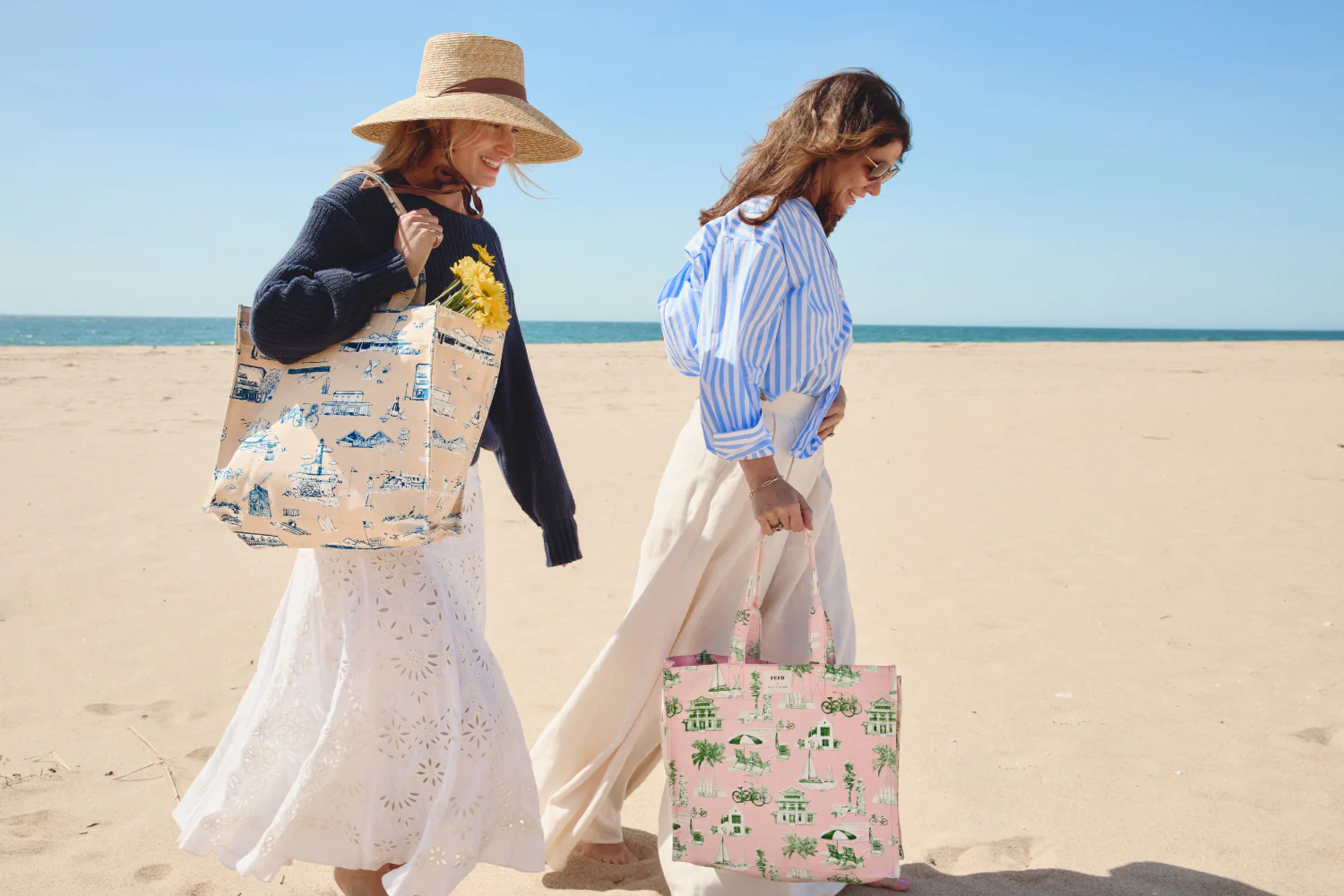 FEED x Katie Kime Florida Toile Carryall Tote - Image 5